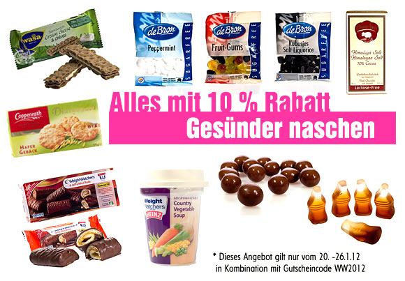 Gesünder genießen mit 10% Rabatt bei Candy And More