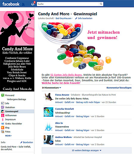 Gewinne einen Beutel Jelly Belly Beans bei Candy And More