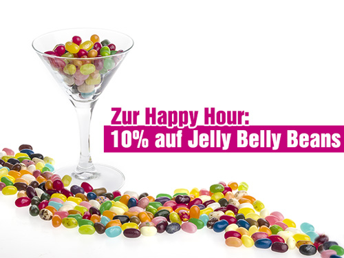 Zur Happy Hour 10% auf Jelly Belly Beans