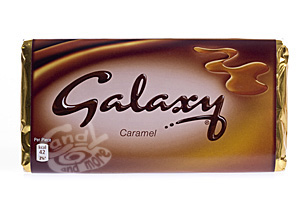 Galaxy Chocolate mit und ohne Caramel