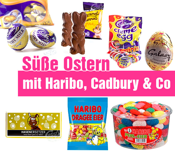 Jetzt aber schnell: Süße Ostern mit Cadbury, Haribo und Co.