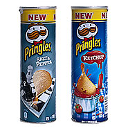 Pringles Chips Ketchup und Salt & Pepper