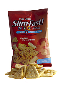 Slimfast Snacks in kleinen Portionen