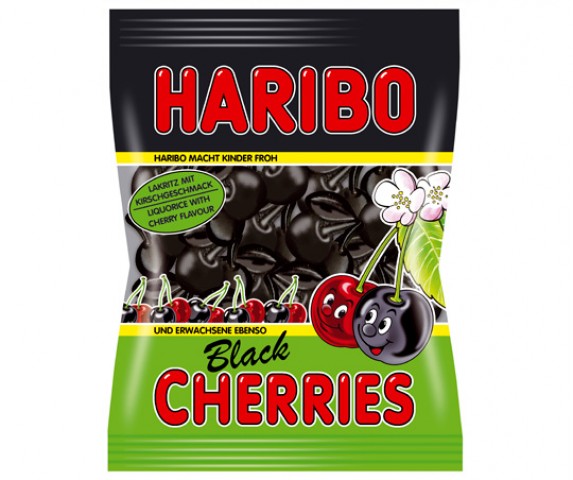 Haribo Black Cherries im 200 Gramm-Beutel bei Candy And More bestellen