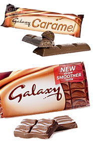 Galaxy Chocolate, feine englische Milchschokolade mit kühlem und zarten Schmelz online bestellen