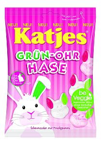 Katjes Grün-Ohr-Hase in der 150 Gramm-Tüte bei Candy And More kaufen