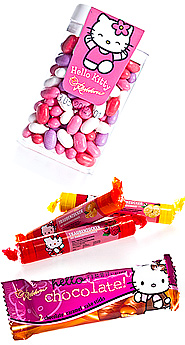 Süßigkeiten im Hello Kitty Design