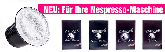 Viermal echt Schweizer Kaffee für Ihre Nespresso-Maschine