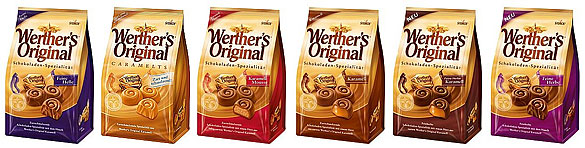Werther's Original Schokoladen-Spezialitäten online bei Candy And More bestellen