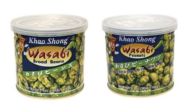 Scharfe Bohnen! Wasabi-Snacks frisch gelandet aus Thailand. image