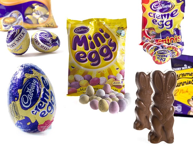Wieder da: Cadbury Creme Eggs, Mini Eggs und Caramel Bunnies. image