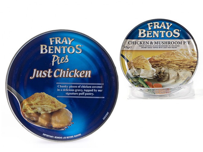 Fray Bentos Pies aus England