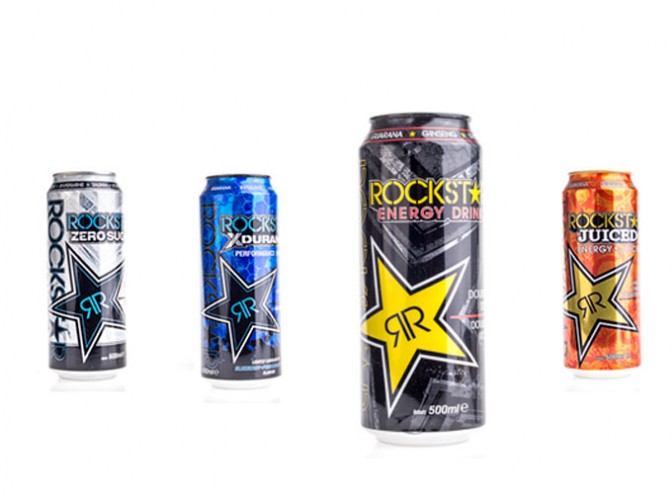 Rockstar Energy Drinks in großen Halbliterdosen