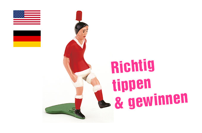 Richtig tippen und gewinnen. WM-Spiel USA : Deutschland. image