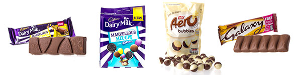 Britische Neuheiten von Cadbury, Galaxy und Aero Bubbles