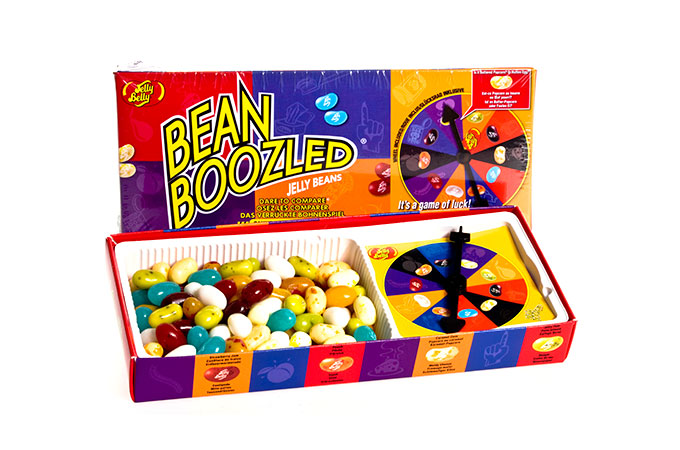Neues Spiel, neues Glück – mit Bean Boozled Glücksrad.