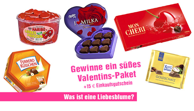 Candys Valentins-Verlosung: Jetzt tippen & gewinnen.