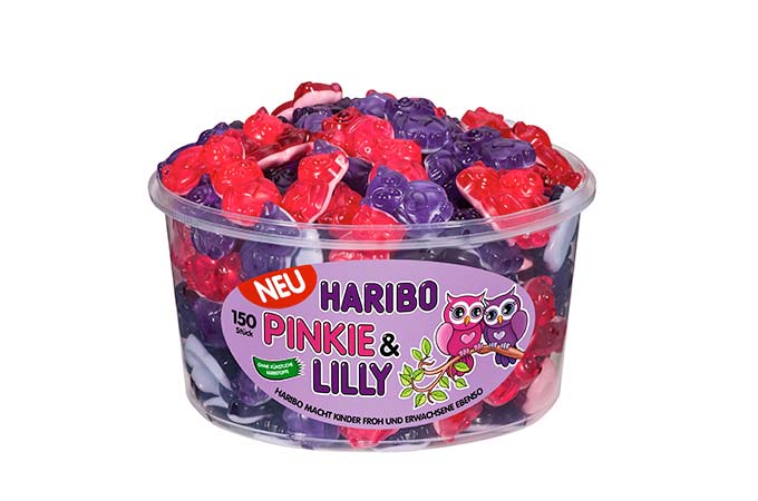 Haribo Pinky & Lilly Fruchtgummi im Eulenlook