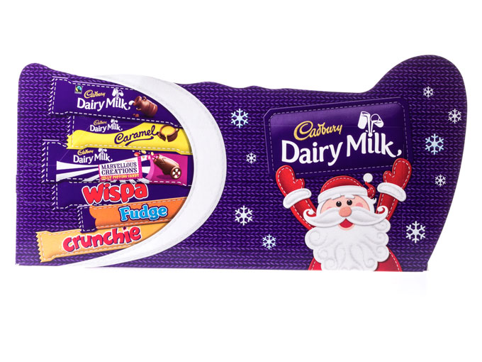Cadbury Christmas Stockings, Nikolausstiefel mal anders