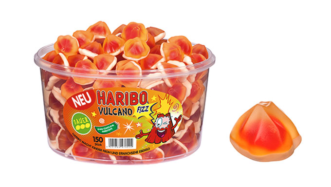 Fruchtgummi-Schaumzucker Haribo Vulcano