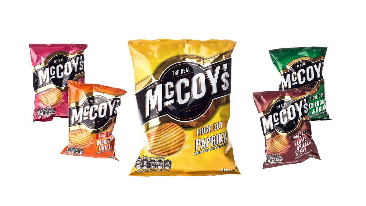 The real McCoy’s Ridge Cut, geriffelte Chips mit viel Geschmack