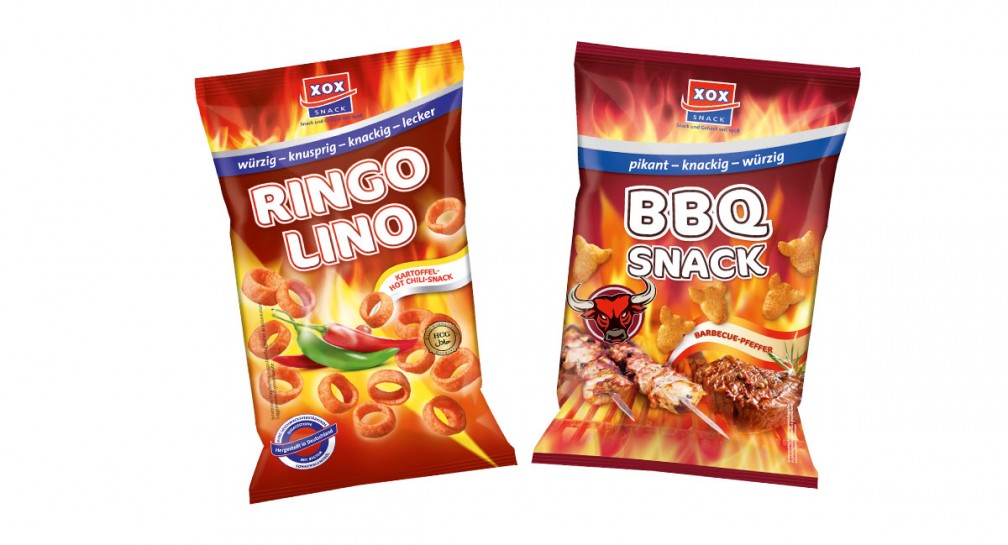 Neuer scharfer Knabberspaß von XOX: Ringolino und BBQ-Snack image
