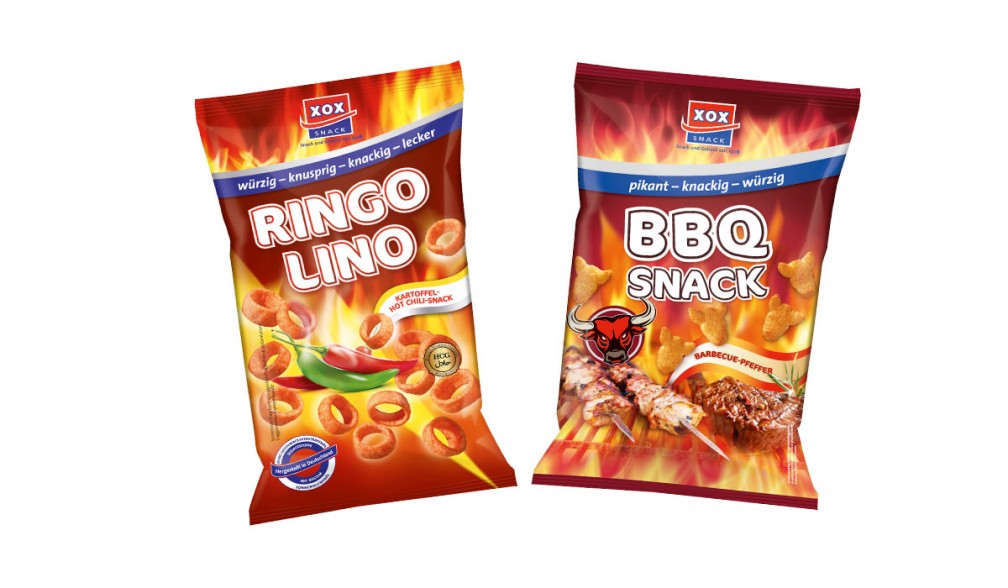 XOX BBQ-Snack und XOX Ringolino