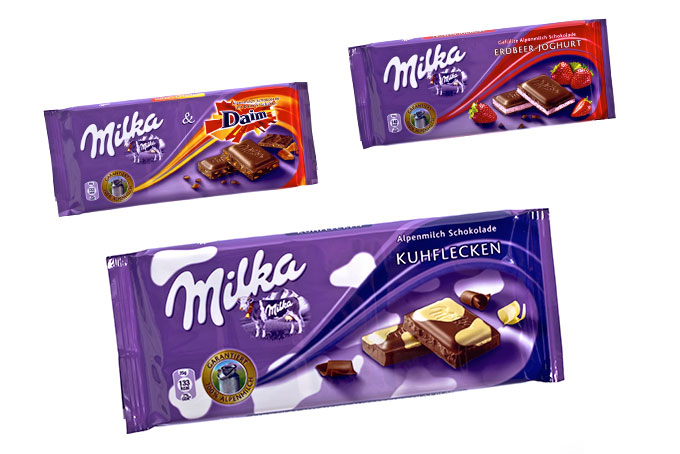Milka hat es in Candys Top-Ten geschafft. Jede Tafel nur -.79 €