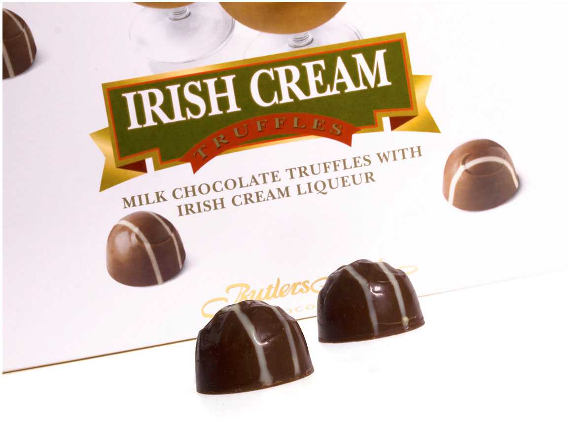Irish Cream Truffles. Ehrlich, groß, lecker und beschwipst.