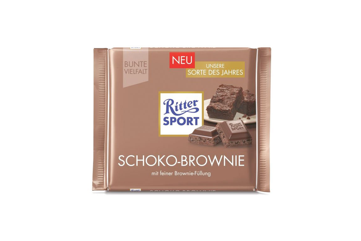 Ritter SPORT Schoko-Brownie ist Sorte des Jahres 2017