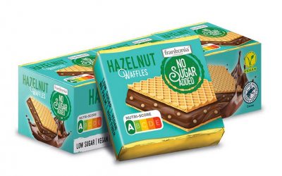 Neu: Frankonia No Sugar Added Hazelnut Waffles, wie Hanuta ohne Zucker