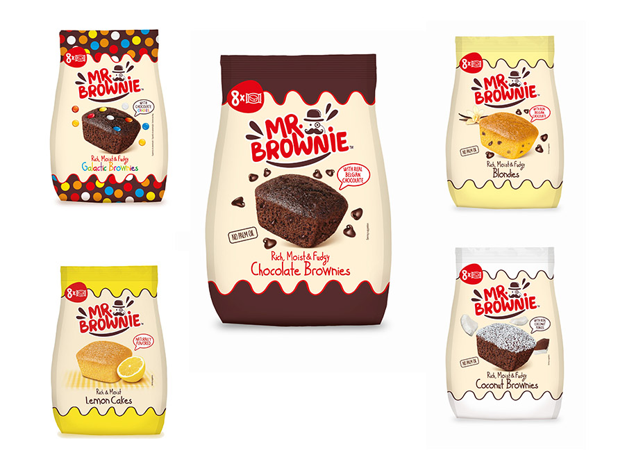 Mr. Brownie. 5 feinste Brownies, mit purer Liebe gebacken …
